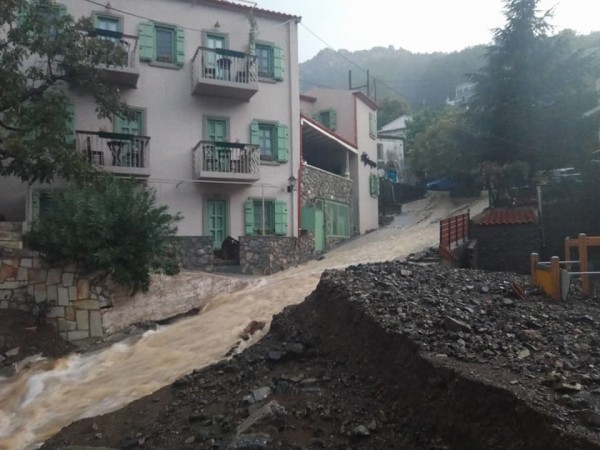 Σε καθεστώς έκτακτης ανάγκης η Σαμοθράκη μετά από τις πλημμύρες