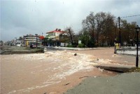 Πλημμύρισαν σπίτια στα παράλια του δήμου Αγιάς, της Λάρισας 