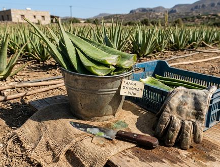 Image showing aloe_harvest